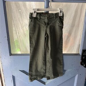 Green Wide-Leg Pants